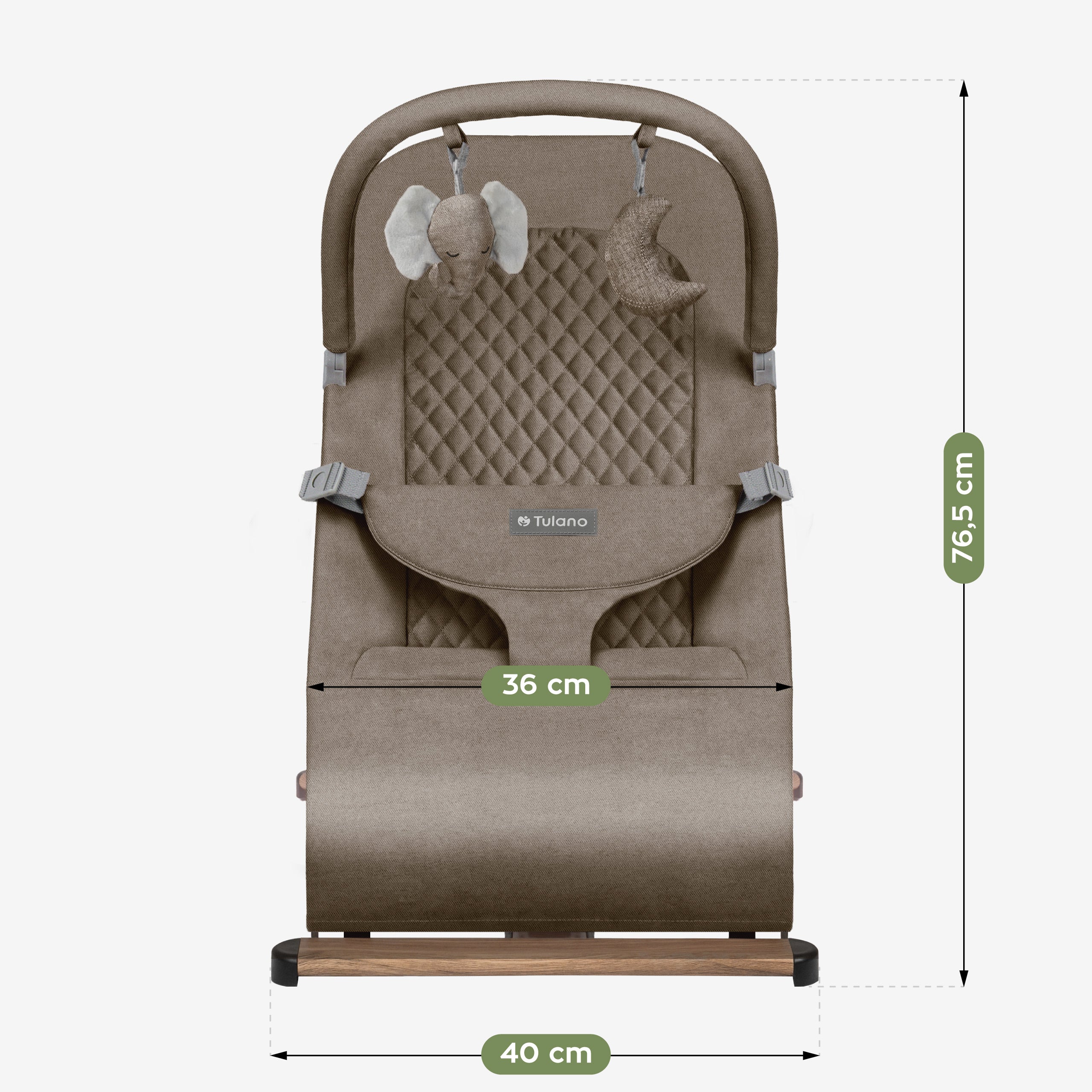 Scaun balansoar bej Tulano Moon 30 Beige