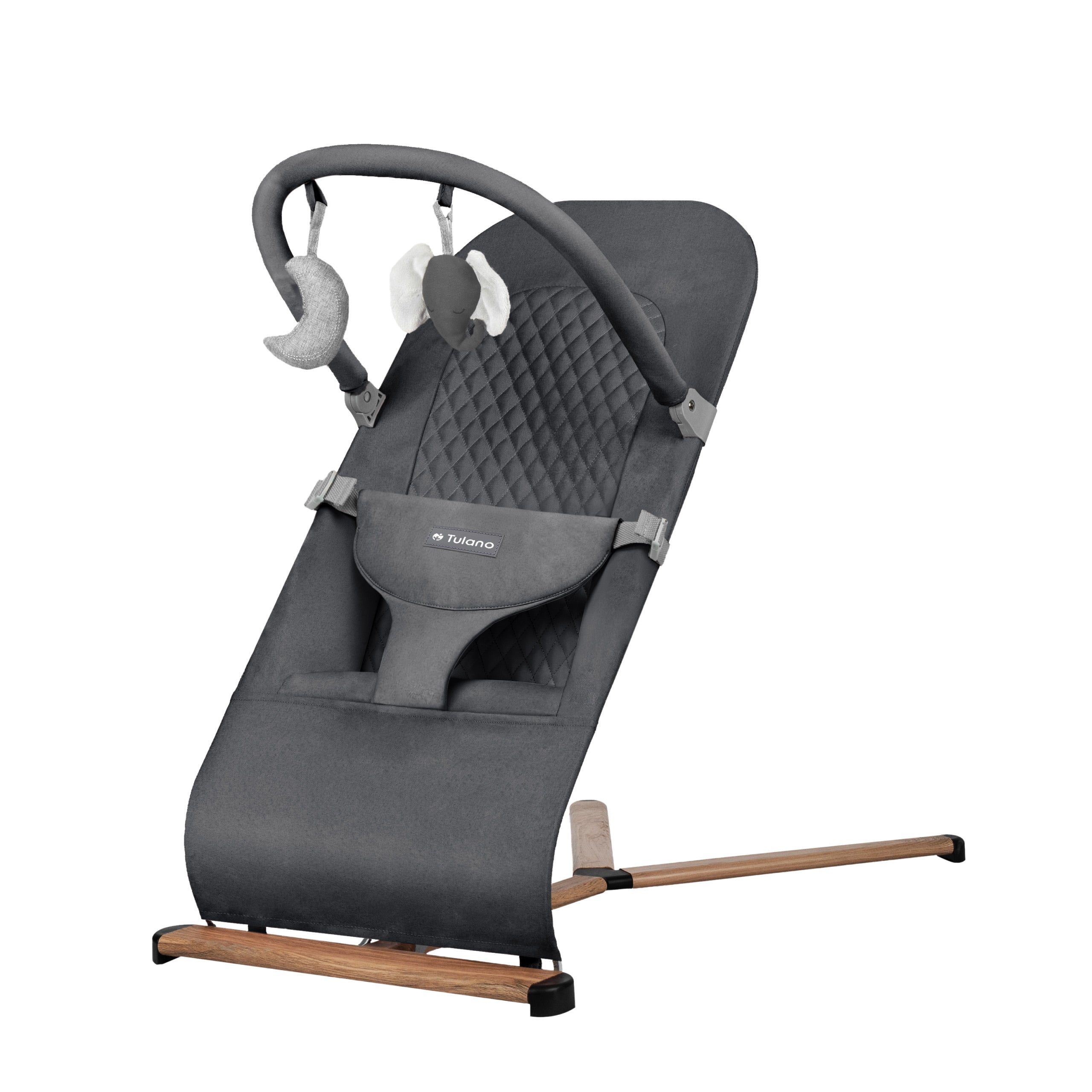 Scaun balansoar Tulano Moon 30 Graphite, de culoare grafit