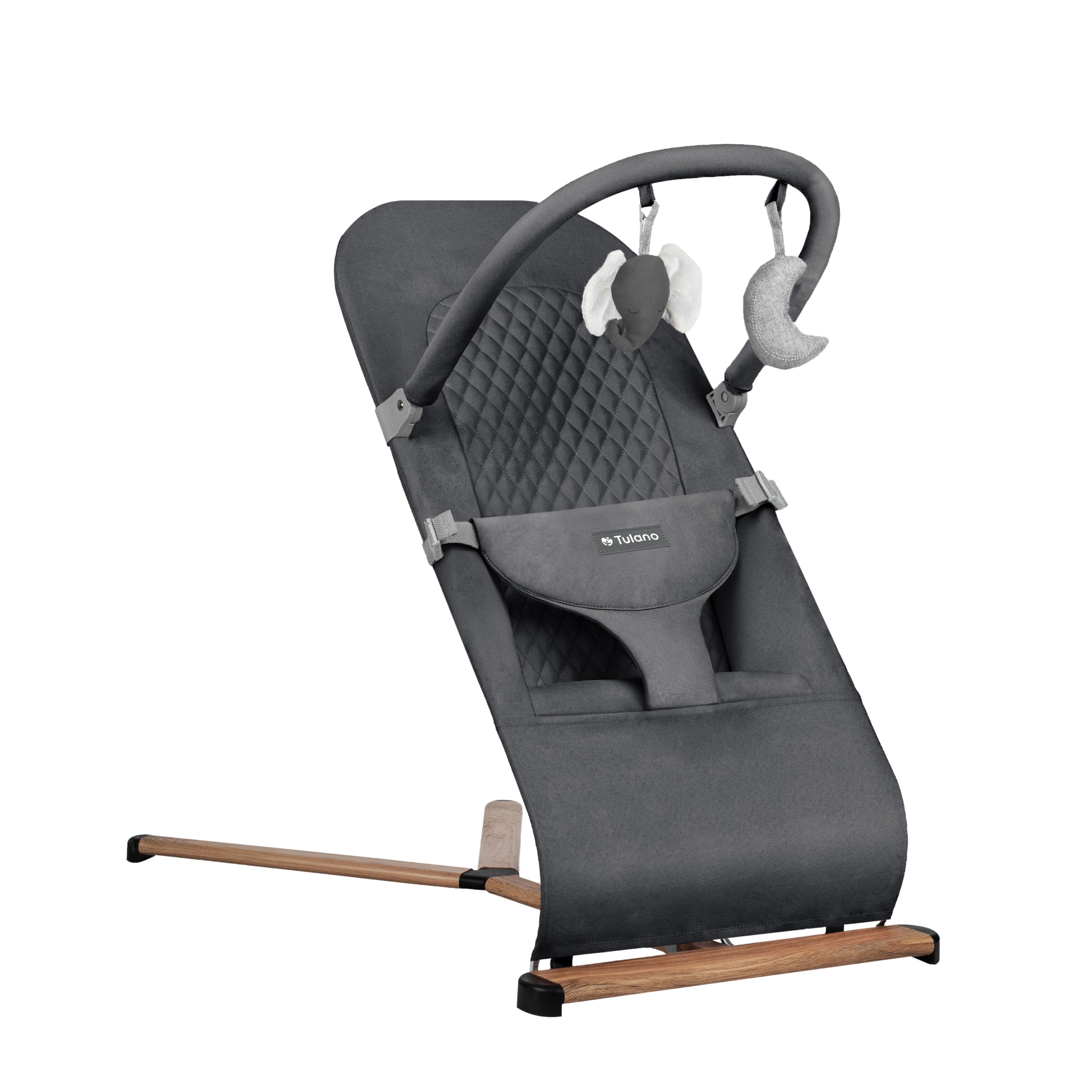 Scaun balansoar Tulano Moon 30 Graphite, de culoare grafit