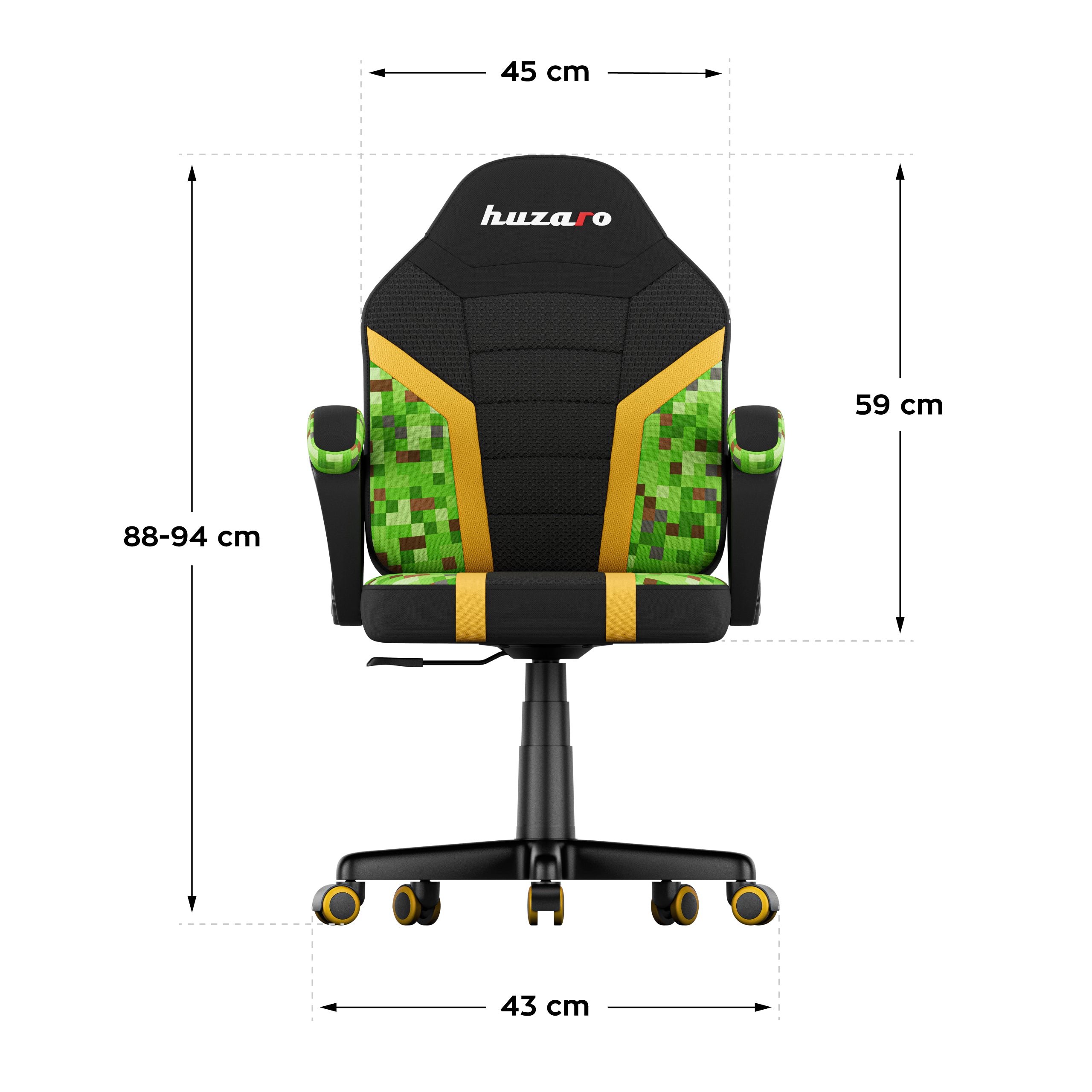 Scaun de gaming pentru copii HUZARO RANGER 1.0 Pixel Mesh