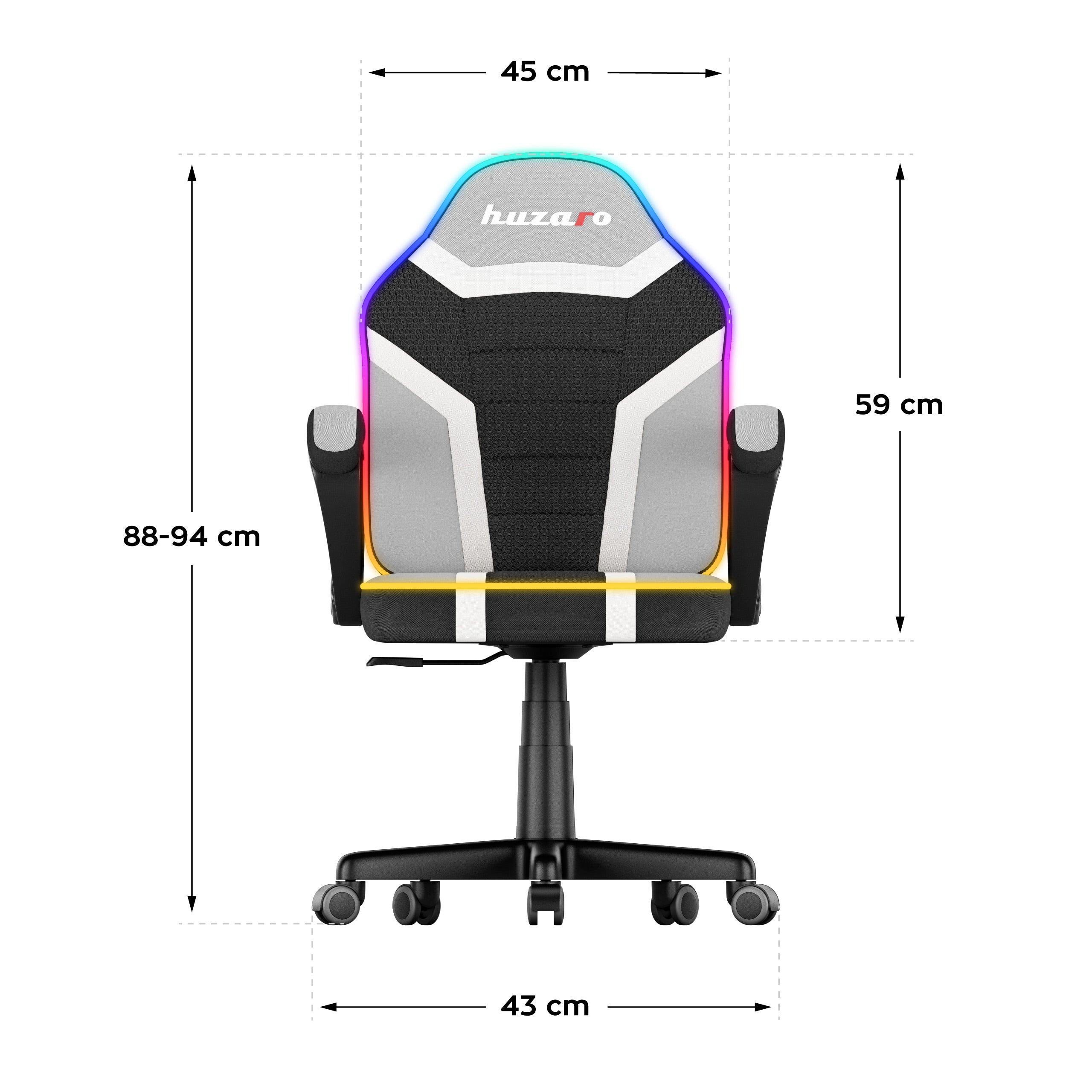 Scaun de gaming pentru copii Huzaro Ranger 1.0 RGB