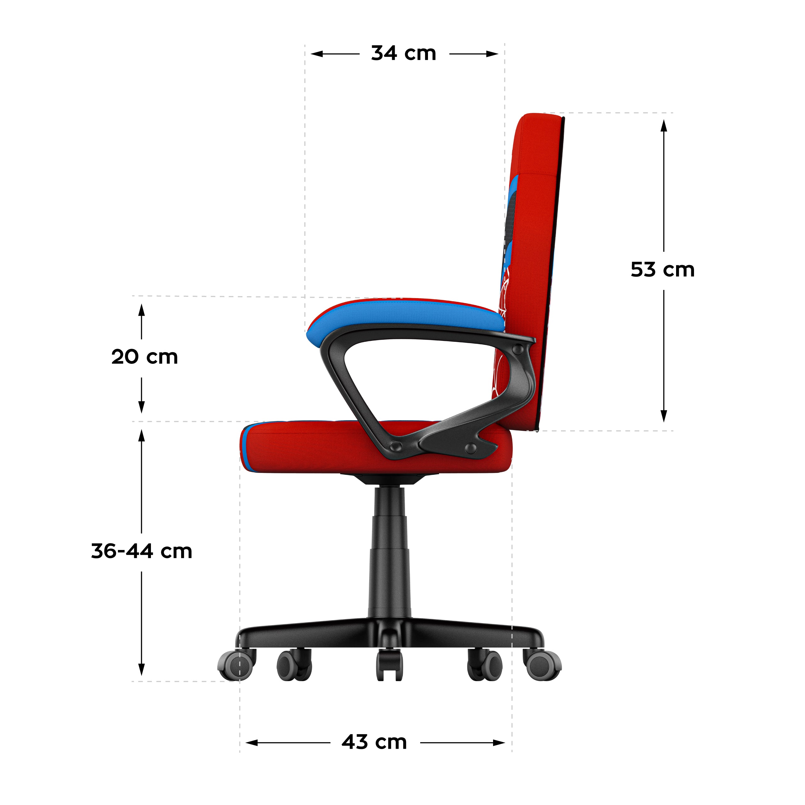 Scaun de gaming pentru copii Huzaro Ranger 1.0 Spider Mesh