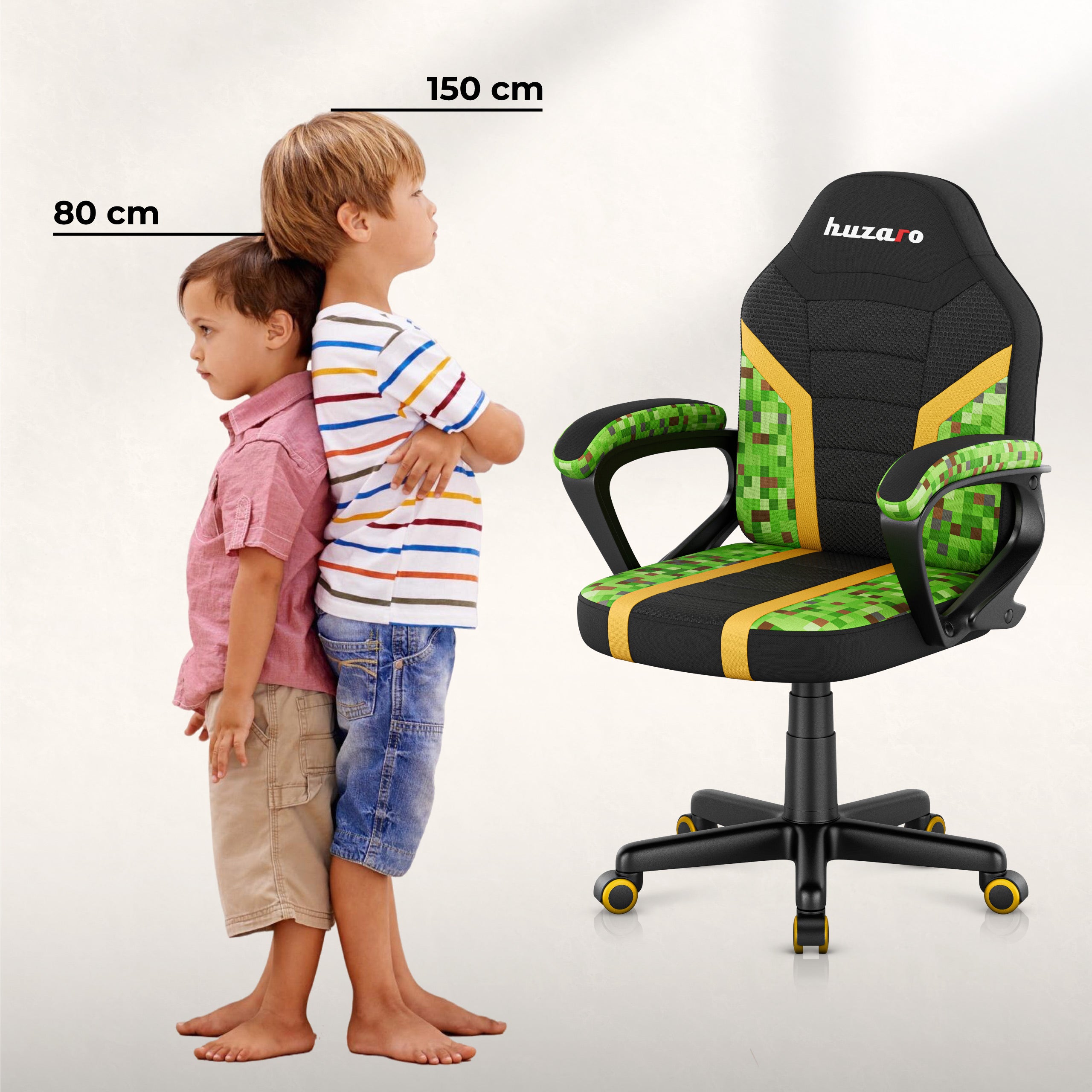 Scaun de gaming pentru copii HUZARO RANGER 1.0 Pixel Mesh