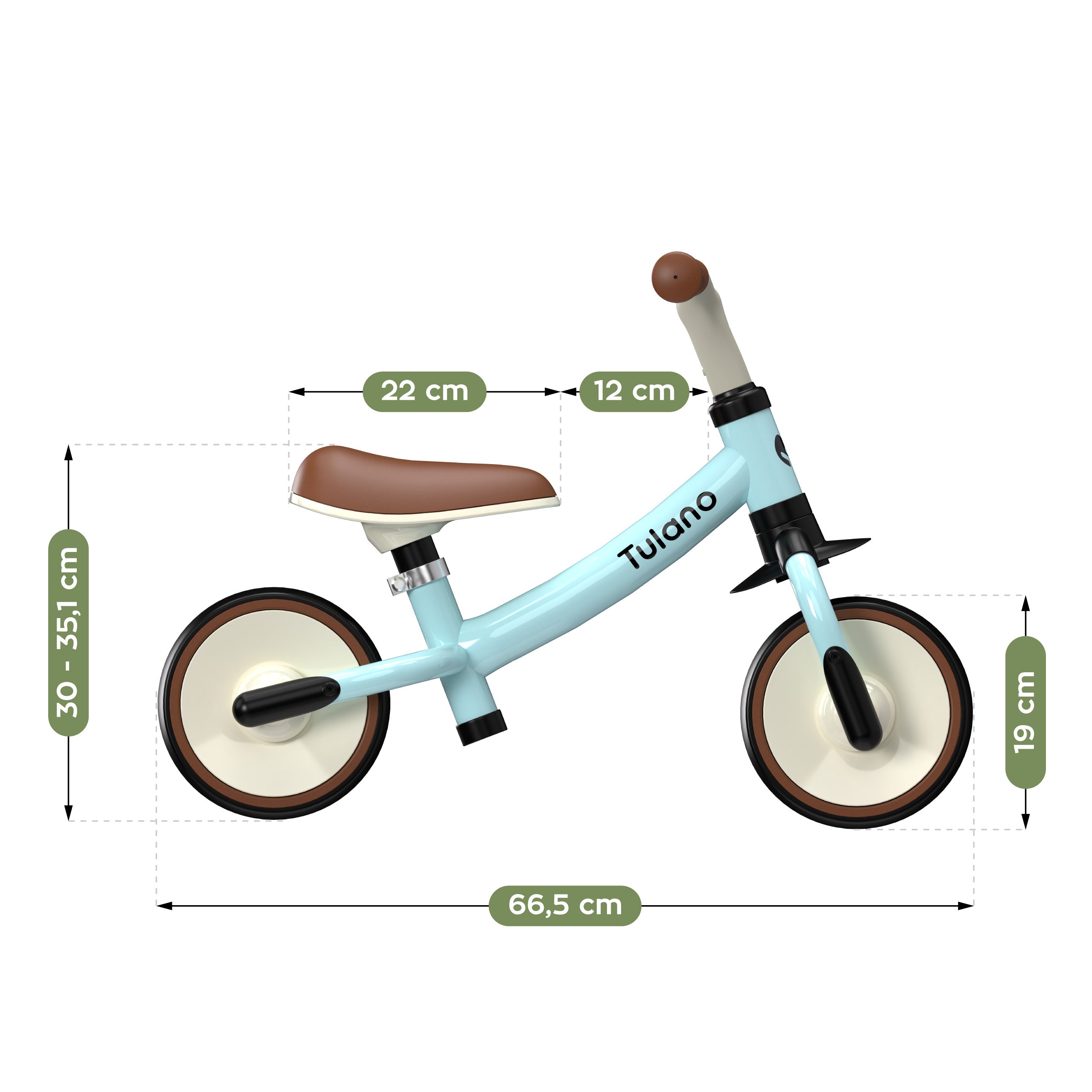Bicicleta fără pedale Tulano Scout 15 Blue