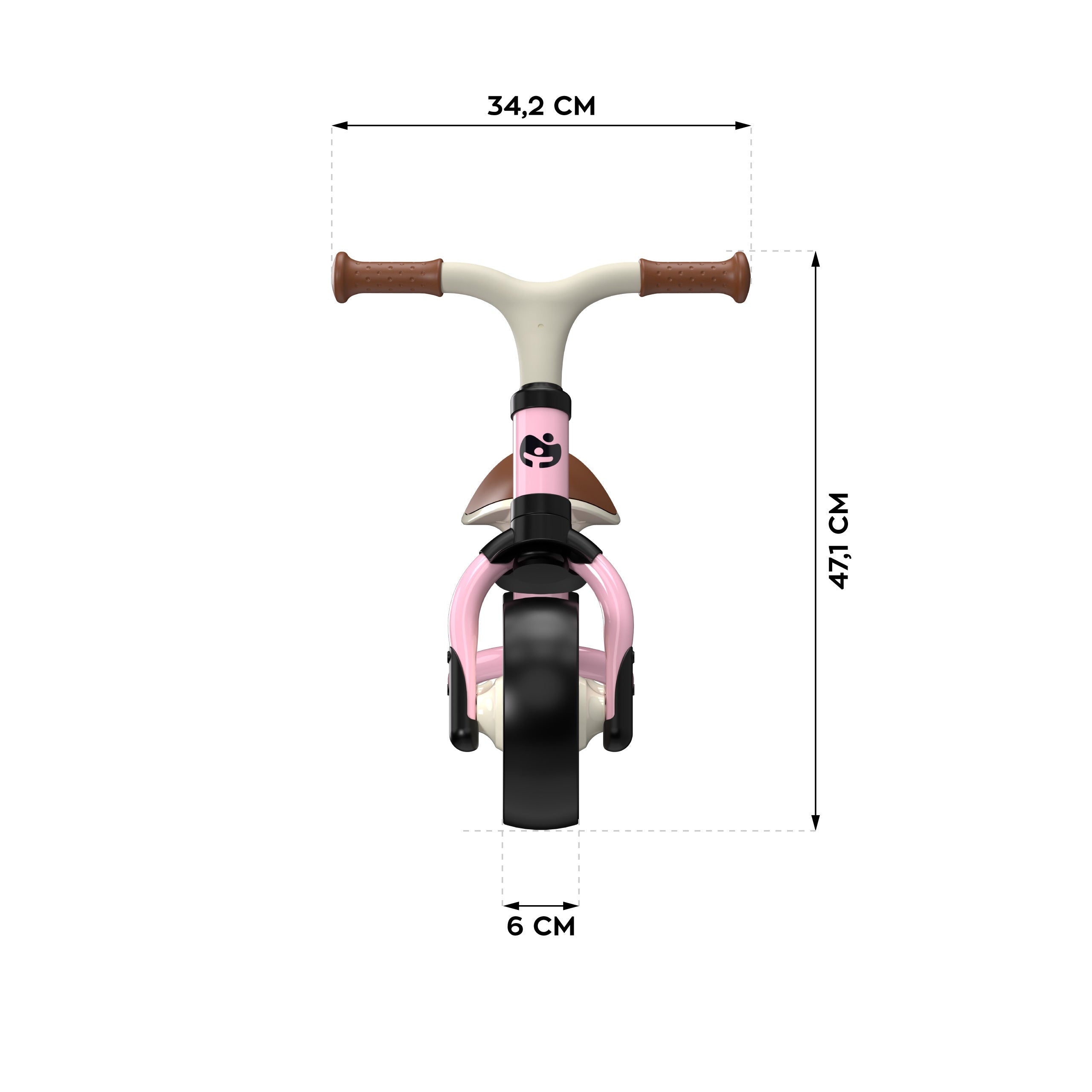 Bicicletă fără pedale Tulano Scout 15 roz