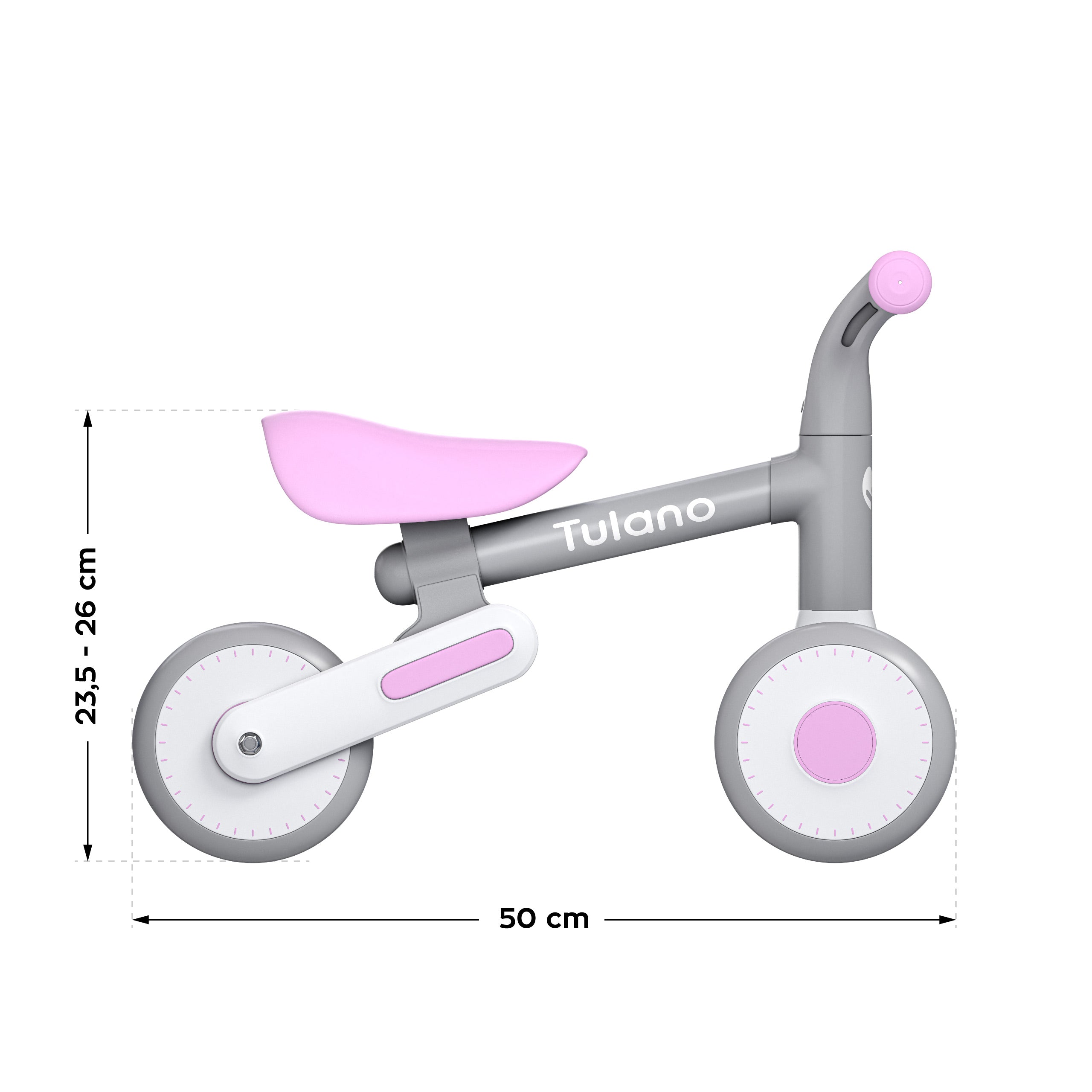 Bicicleta fără pedale TULANO Scout 20 Pink