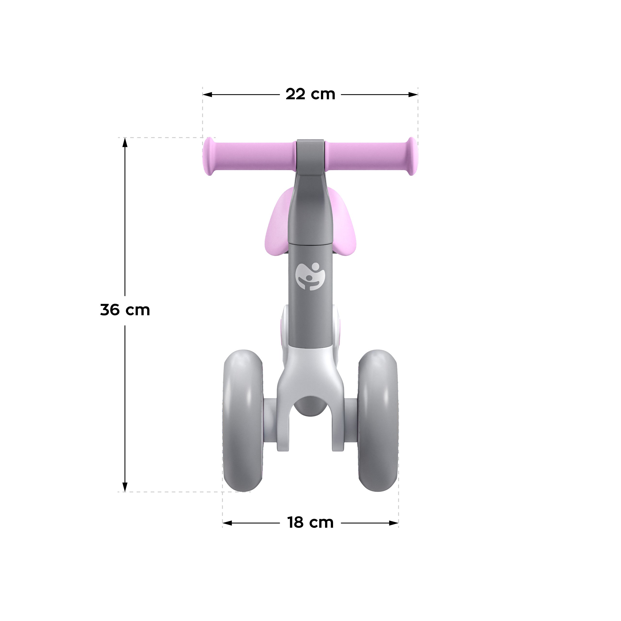Bicicleta fără pedale TULANO Scout 20 Pink