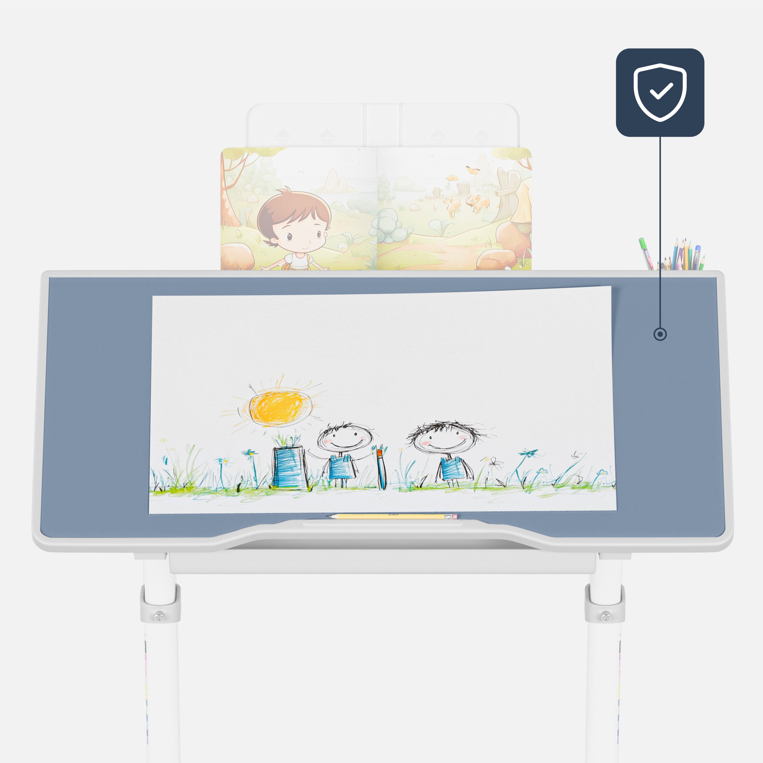 Birou ergonomic pentru copii Mark Adler Study 3.0, 66 cm
