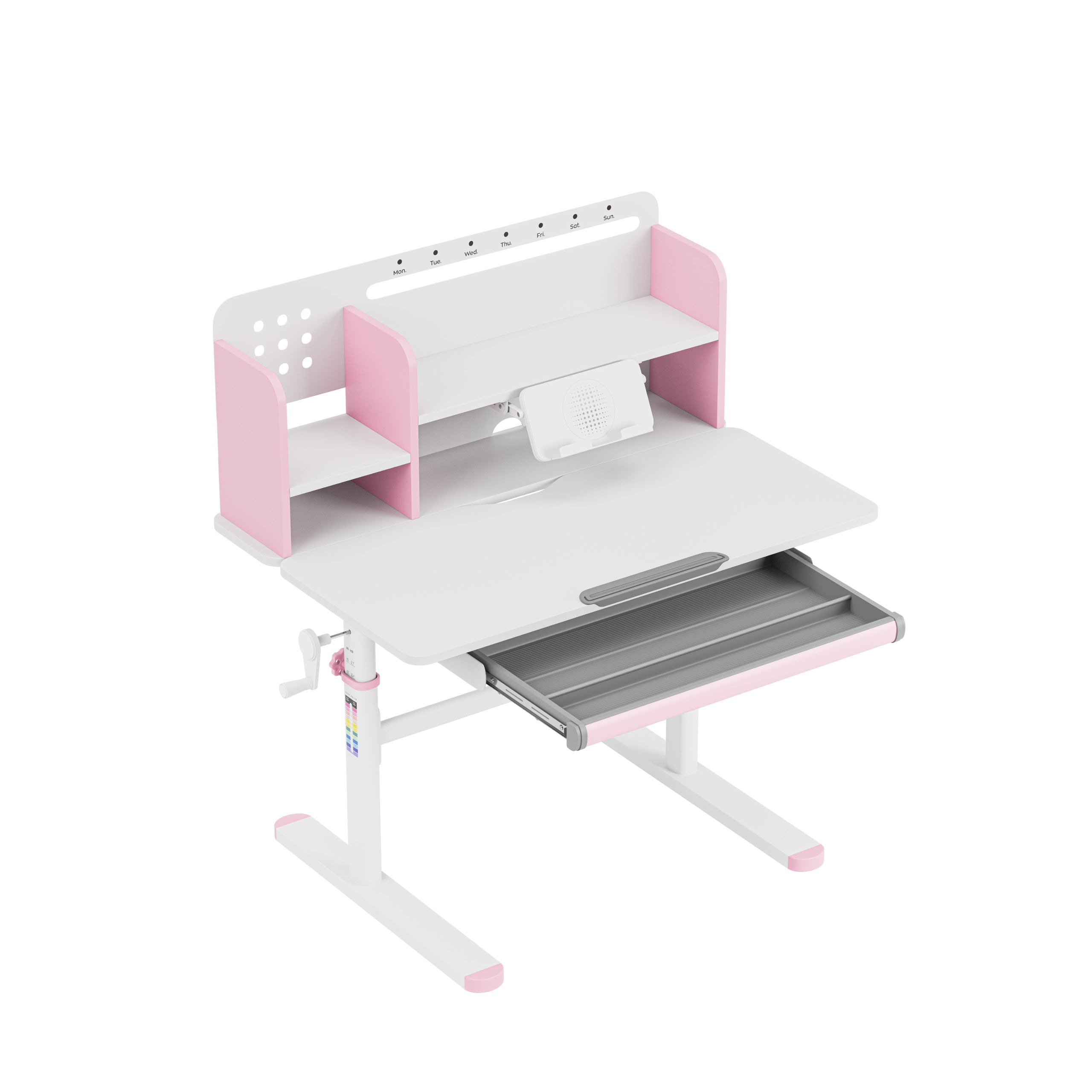 Birou ergonomic pentru copii Mark Adler Study 5.0 Pink 90 cm