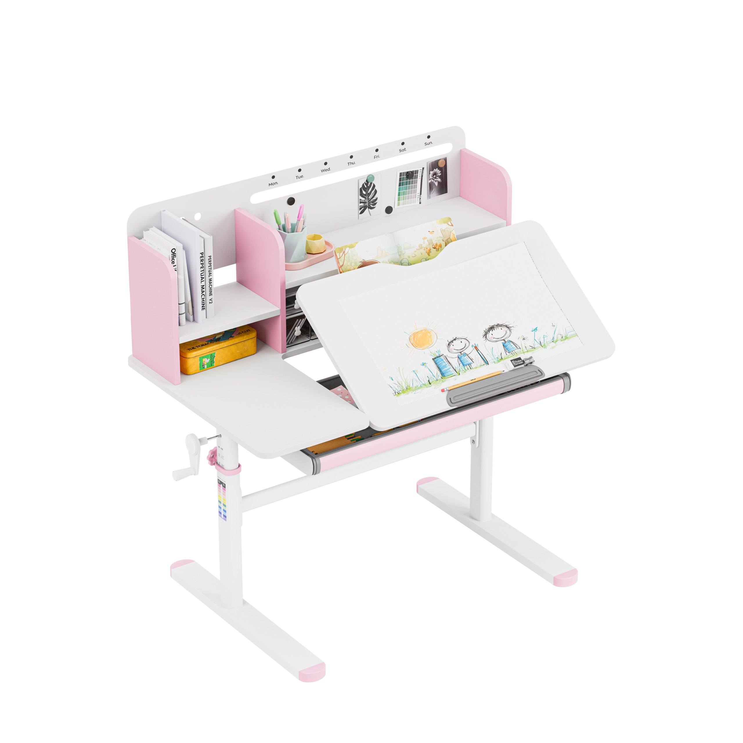 Birou pentru copii Mark Adler Study 5.7 Pink 100 cm