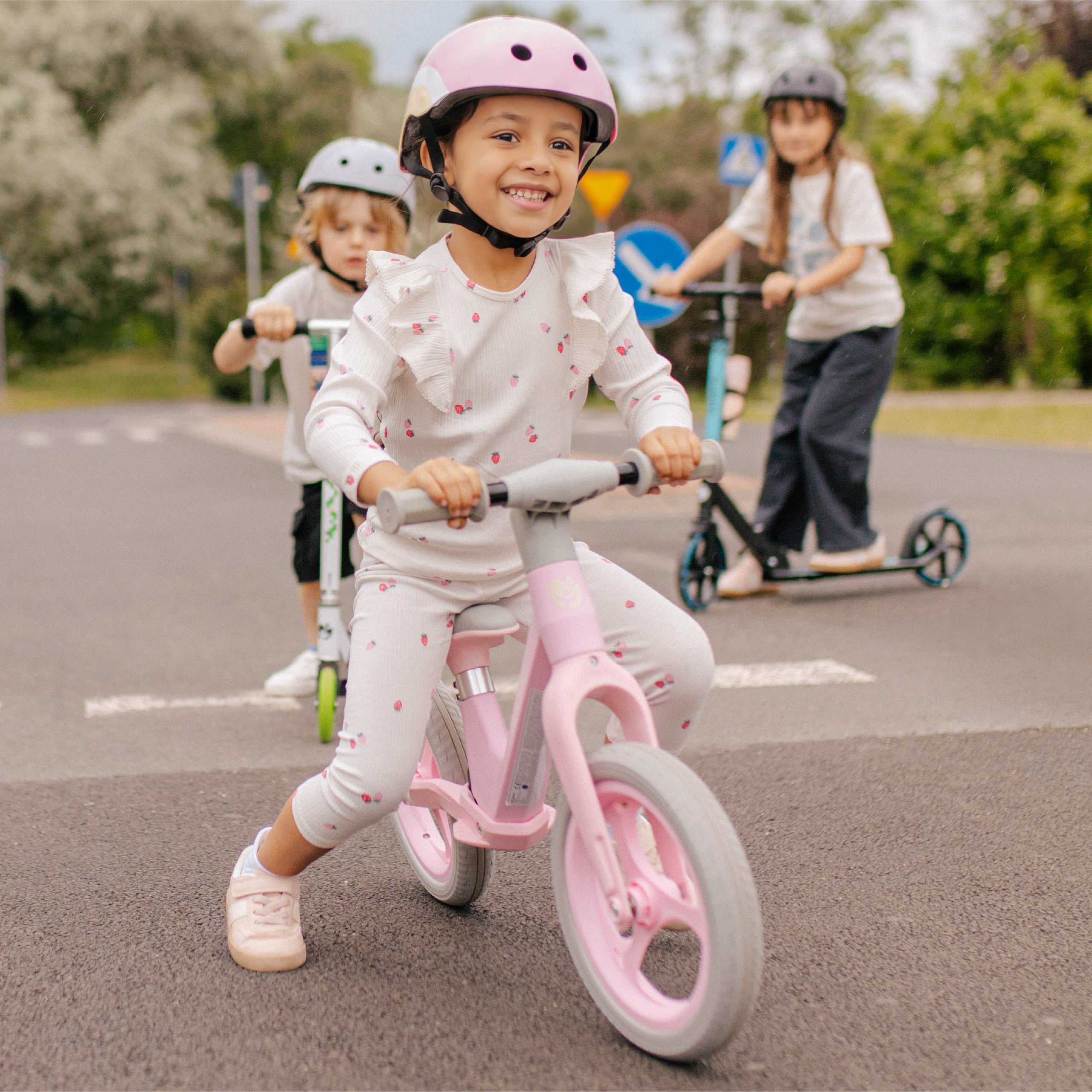 Bicicleta fără pedale Tulano Route 45 Pink
