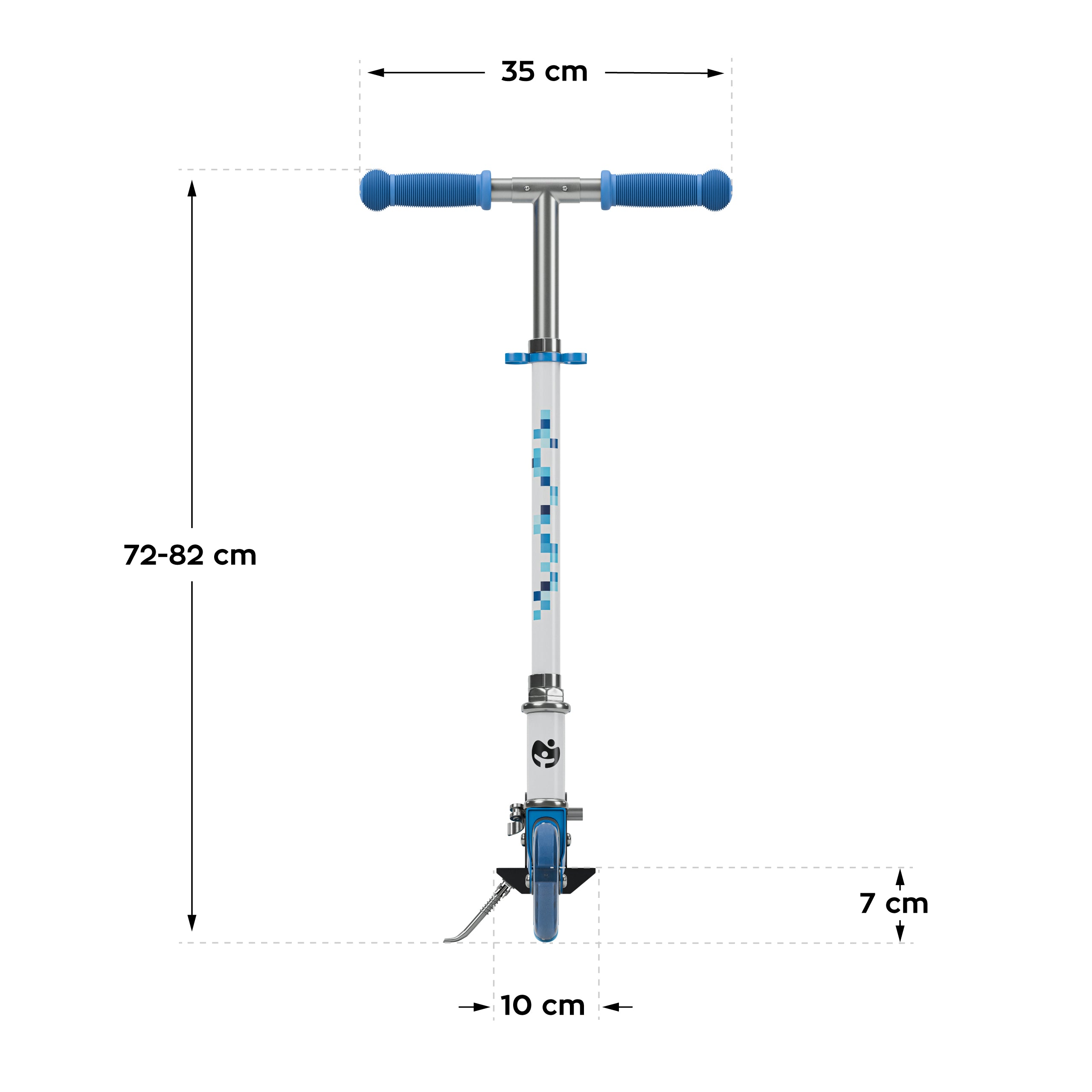 Trotinetă pentru copii Tulano Zigzag 35 Blue