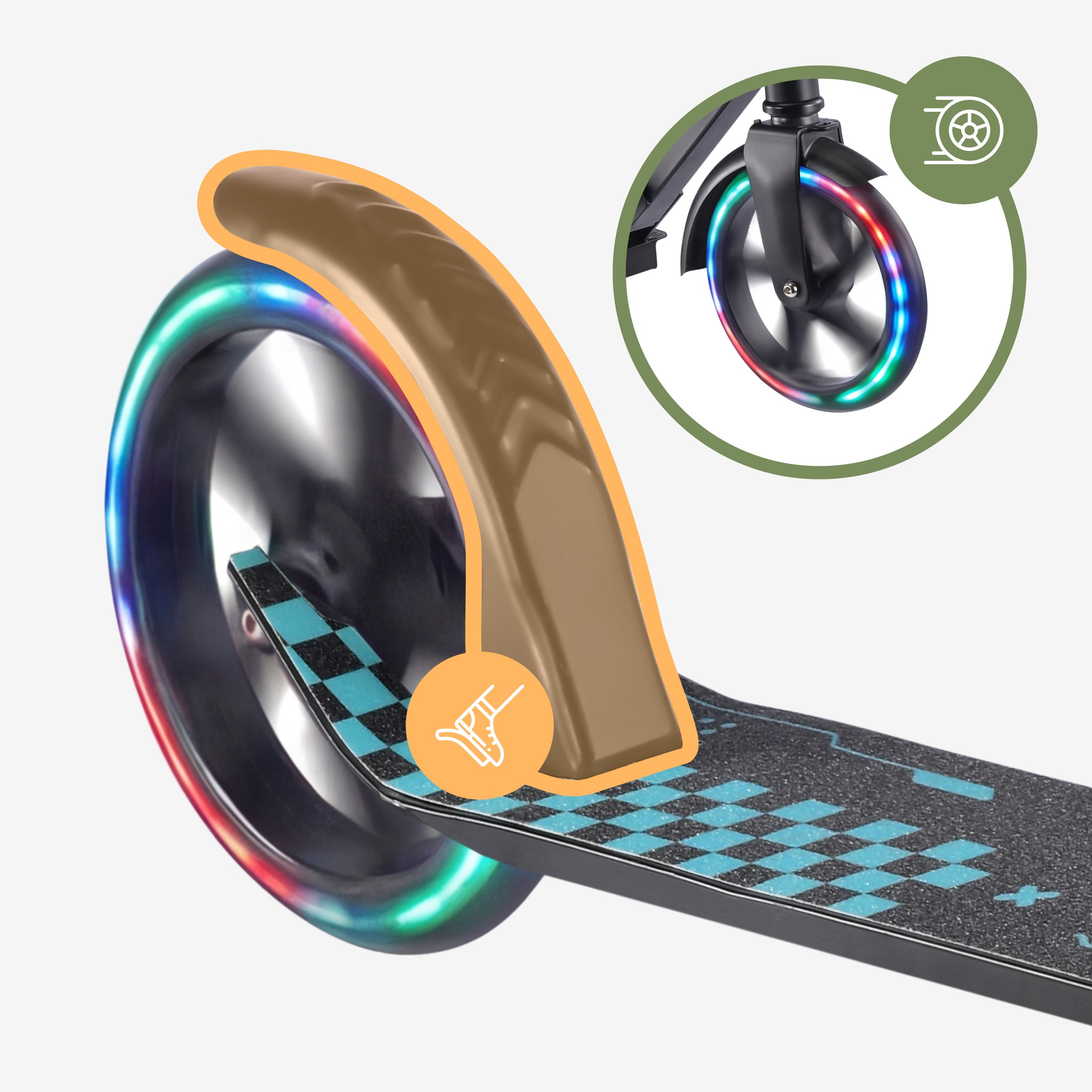 Trotinetă pentru copii Tulano Zigzag 45 Blue