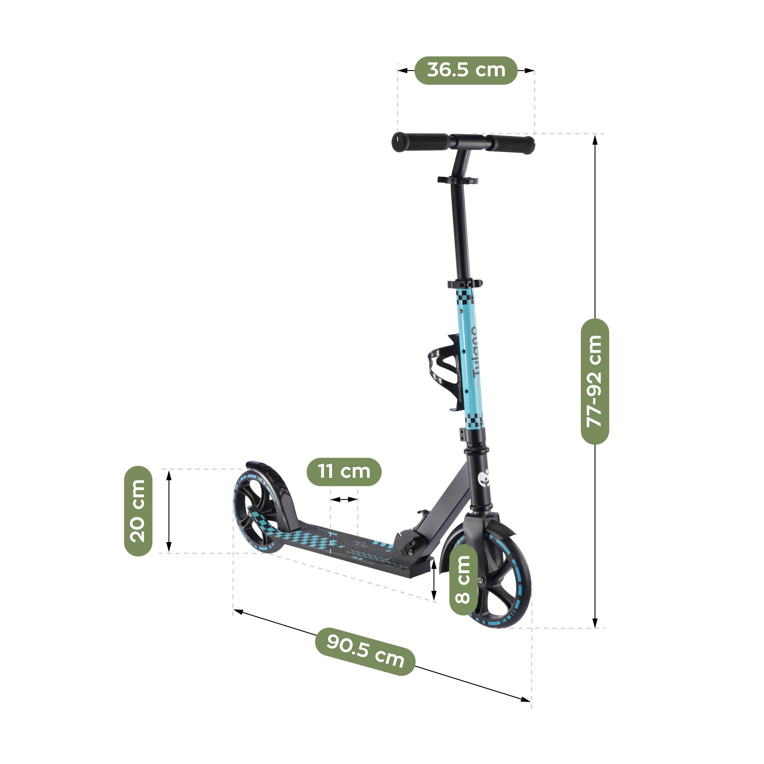 Trotinetă pentru copii Tulano Zigzag 45 Blue