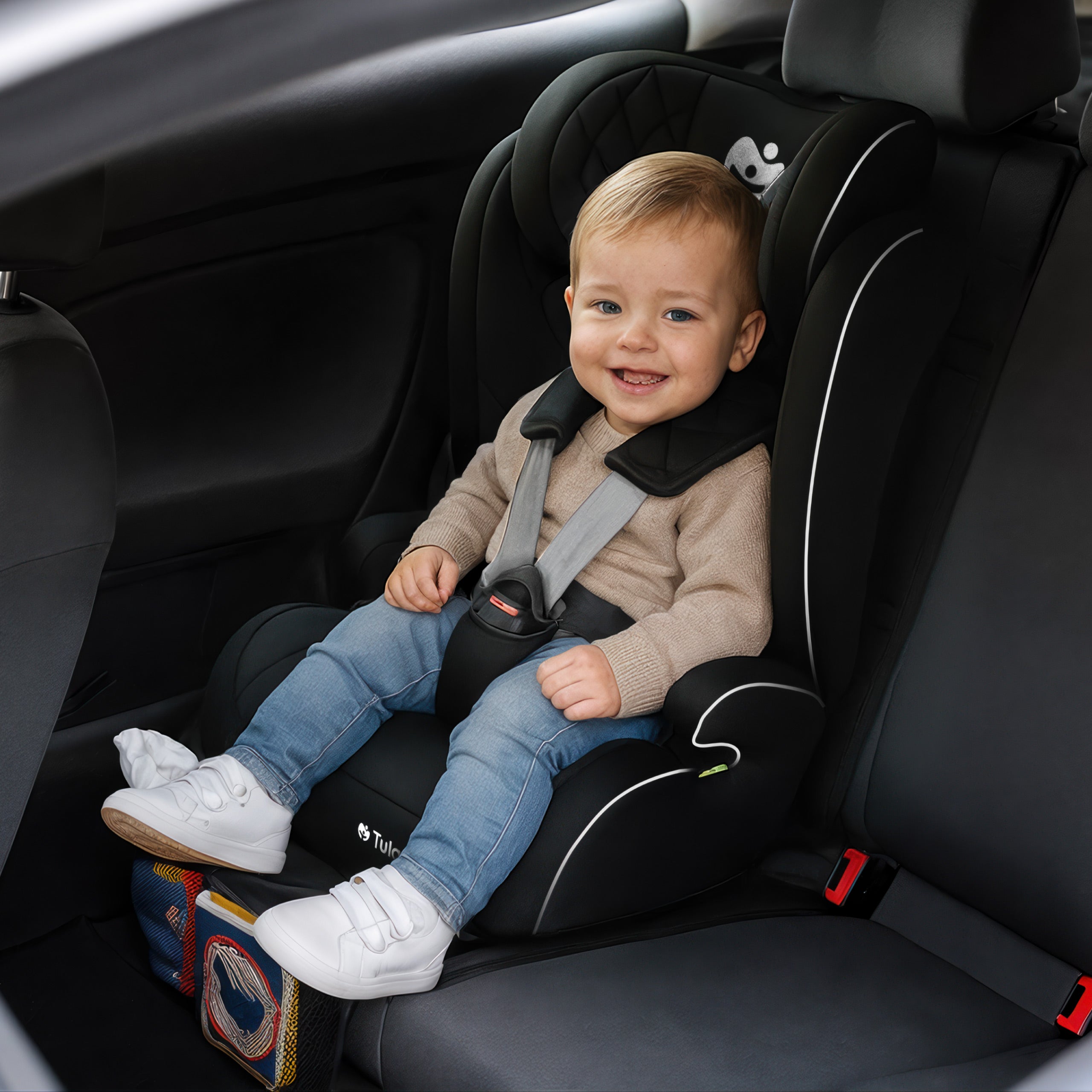 Scaun auto Tulano Zooma 25 Black 76–150 cm I-Size