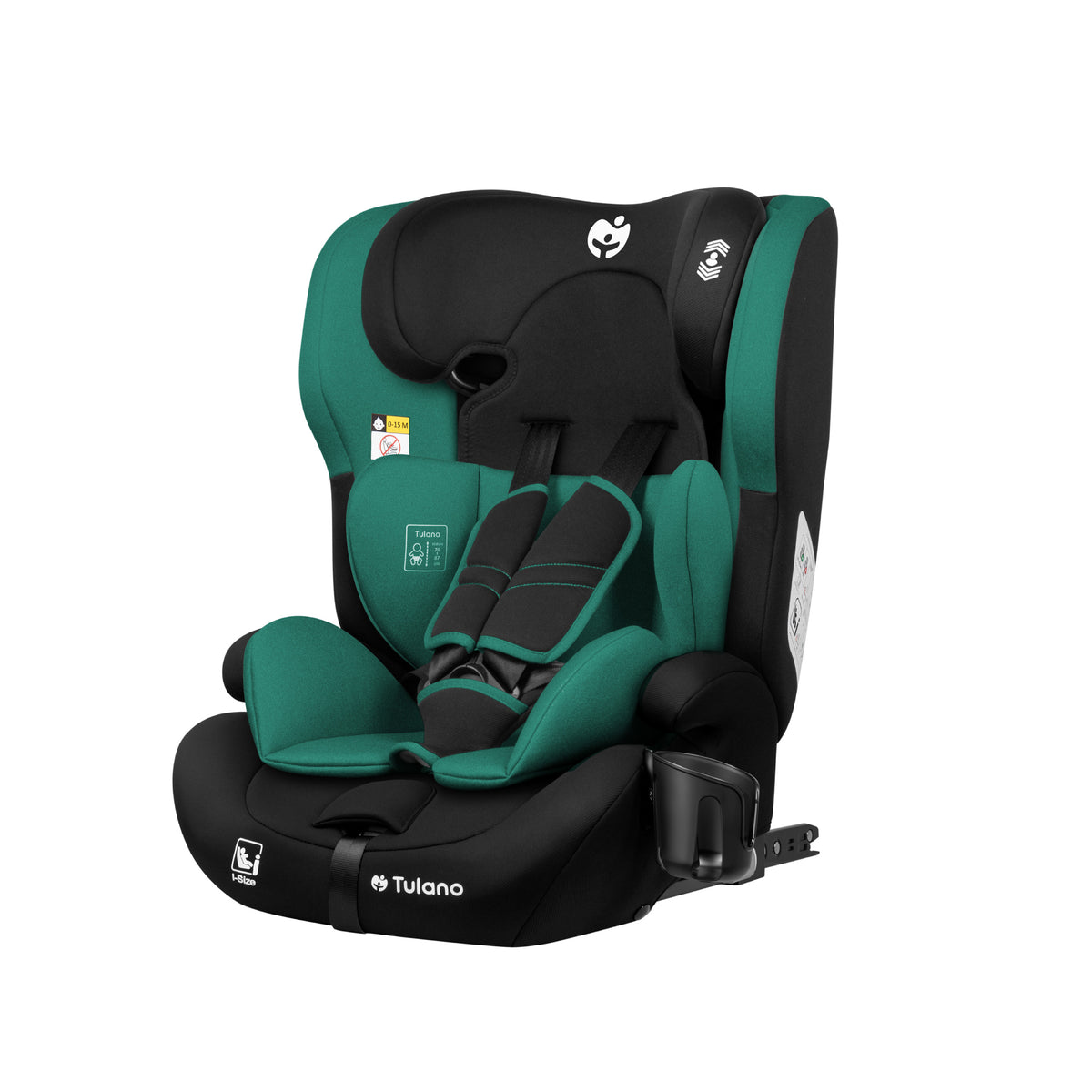 Scaun auto pentru copii Tulano 76-150 cm Zooma 45 Green I-Size